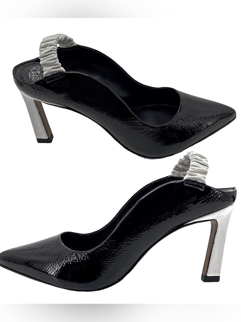 VINCE CAMUTO, Size 7 Women's Patent Leather Slingback Pumps